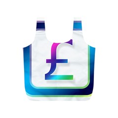 Icon Pound Money Currency Symbols Full Print Recycle Bags (s) 