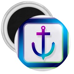 Icon Anchor Containing Fixing 3  Magnets by Nexatart