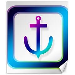 Icon Anchor Containing Fixing Canvas 20  X 24   by Nexatart