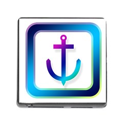 Icon Anchor Containing Fixing Memory Card Reader (square) by Nexatart