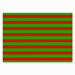 Pattern Lines Red Green Large Glasses Cloth by Nexatart