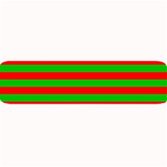 Pattern Lines Red Green Large Bar Mats by Nexatart