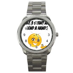 Take A Stand! Sport Metal Watch by athenastemple