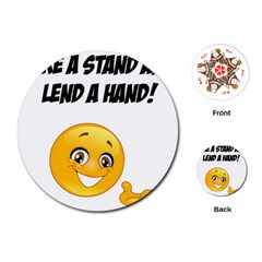 Take A Stand! Playing Cards (round) 