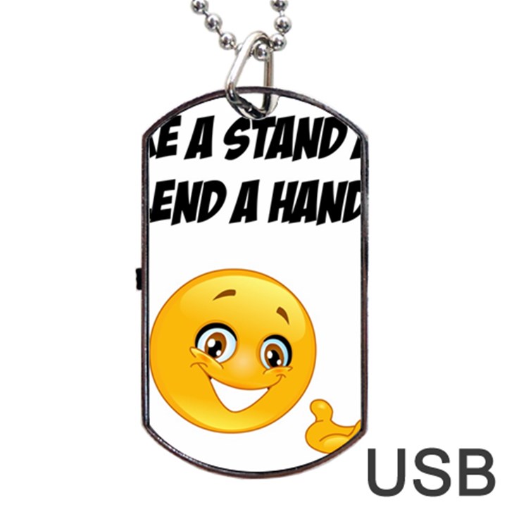 Take a Stand! Dog Tag USB Flash (Two Sides)