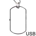 Take a Stand! Dog Tag USB Flash (Two Sides) Back