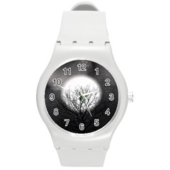 Starry Sky Round Plastic Sport Watch (m) by digitaldivadesigns