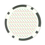 Fruit Pattern Vector Background Poker Chip Card Guard (10 pack) Front