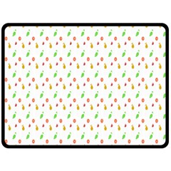 Fruit Pattern Vector Background Fleece Blanket (large)  by Nexatart