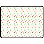 Fruit Pattern Vector Background Fleece Blanket (Large)  80 x60  Blanket Front