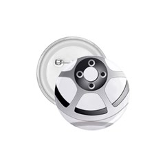 Car Wheel Chrome Rim 1 75  Buttons by Nexatart