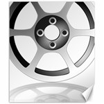 Car Wheel Chrome Rim Canvas 20  x 24   19.57 x23.15  Canvas - 1