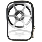 Car Wheel Chrome Rim Compact Camera Cases Front