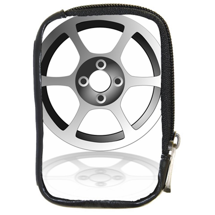 Car Wheel Chrome Rim Compact Camera Cases