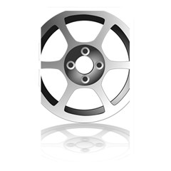 Car Wheel Chrome Rim Memory Card Reader by Nexatart