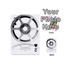 Car Wheel Chrome Rim Playing Cards 54 (mini)  by Nexatart