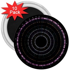 Circos Comp Inv 3  Magnets (10 Pack)  by Nexatart