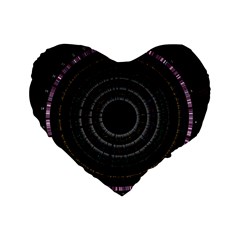 Circos Comp Inv Standard 16  Premium Flano Heart Shape Cushions by Nexatart