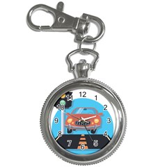 Semaphore Car Road City Traffic Key Chain Watches by Nexatart