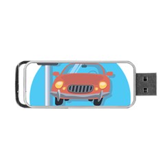 Semaphore Car Road City Traffic Portable Usb Flash (one Side) by Nexatart