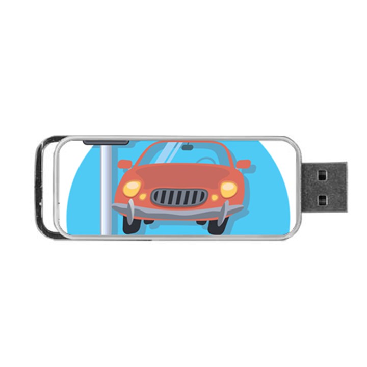 Semaphore Car Road City Traffic Portable USB Flash (One Side)