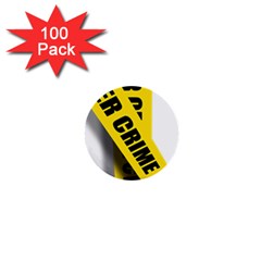 Internet Crime Cyber Criminal 1  Mini Buttons (100 Pack)  by Nexatart