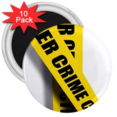 Internet Crime Cyber Criminal 3  Magnets (10 Pack) 