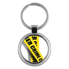 Internet Crime Cyber Criminal Key Chains (round)  by Nexatart