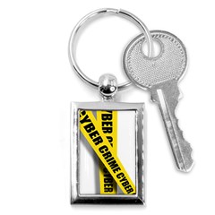 Internet Crime Cyber Criminal Key Chains (rectangle)  by Nexatart