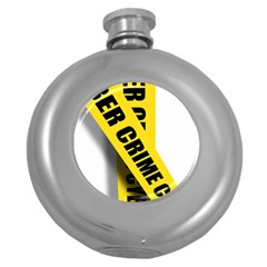 Internet Crime Cyber Criminal Round Hip Flask (5 Oz)