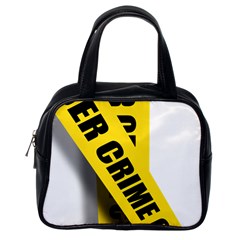 Internet Crime Cyber Criminal Classic Handbags (one Side) by Nexatart