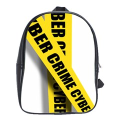 Internet Crime Cyber Criminal School Bags(large)  by Nexatart