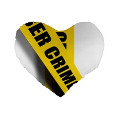 Internet Crime Cyber Criminal Standard 16  Premium Heart Shape Cushions by Nexatart