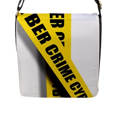 Internet Crime Cyber Criminal Flap Messenger Bag (l)  by Nexatart