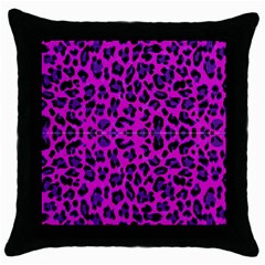 Pattern Design Textile Throw Pillow Case (Black)