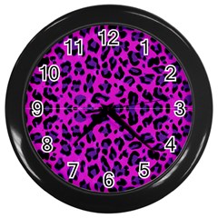 Pattern Design Textile Wall Clocks (Black)