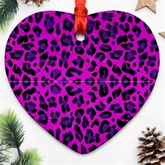 Pattern Design Textile Heart Ornament (Two Sides)