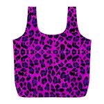 Pattern Design Textile Full Print Recycle Bags (L)  Front