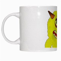 Monster Troll Halloween Shudder White Mugs by Nexatart