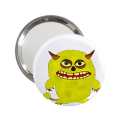 Monster Troll Halloween Shudder 2 25  Handbag Mirrors by Nexatart