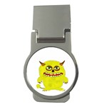 Monster Troll Halloween Shudder Money Clips (Round)  Front