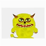 Monster Troll Halloween Shudder Large Glasses Cloth Front