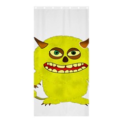 Monster Troll Halloween Shudder Shower Curtain 36  X 72  (stall)  by Nexatart