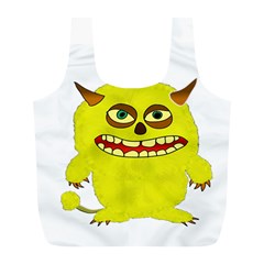 Monster Troll Halloween Shudder Full Print Recycle Bags (l) 