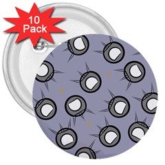 Rocket Ship Wallpaper Background 3  Buttons (10 Pack)  by Nexatart