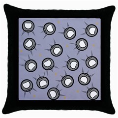 Rocket Ship Wallpaper Background Throw Pillow Case (black) by Nexatart