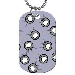 Rocket Ship Wallpaper Background Dog Tag (two Sides) by Nexatart