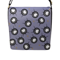 Rocket Ship Wallpaper Background Flap Messenger Bag (l)  by Nexatart