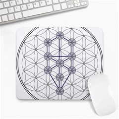 Tree Of Life Flower Of Life Stage Large Mousepads by Nexatart