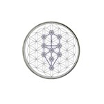 Tree Of Life Flower Of Life Stage Hat Clip Ball Marker (4 pack) Front